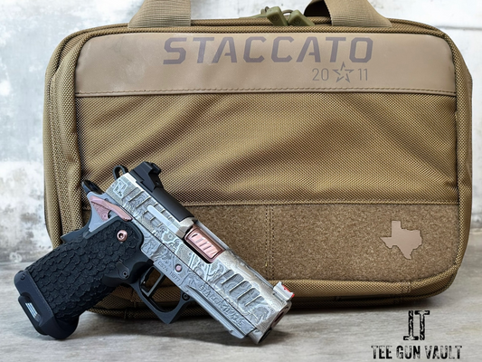 STACCATO CUSTOM CS 3.5” PORTED “SPARTANS” ENGRAVED PVD FINISH