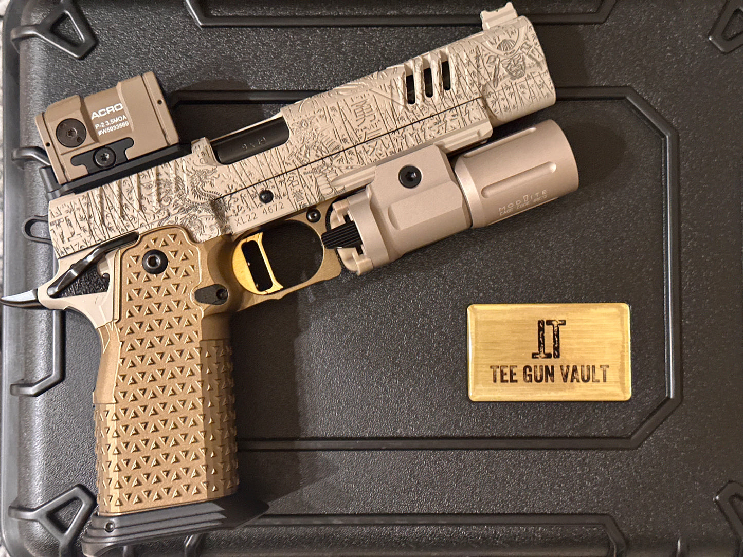 STACCATO CUSTOM XL “IMMORTALS” THEME WITH ATLAS METAL GRIPS ACRO P2 & MODLITE