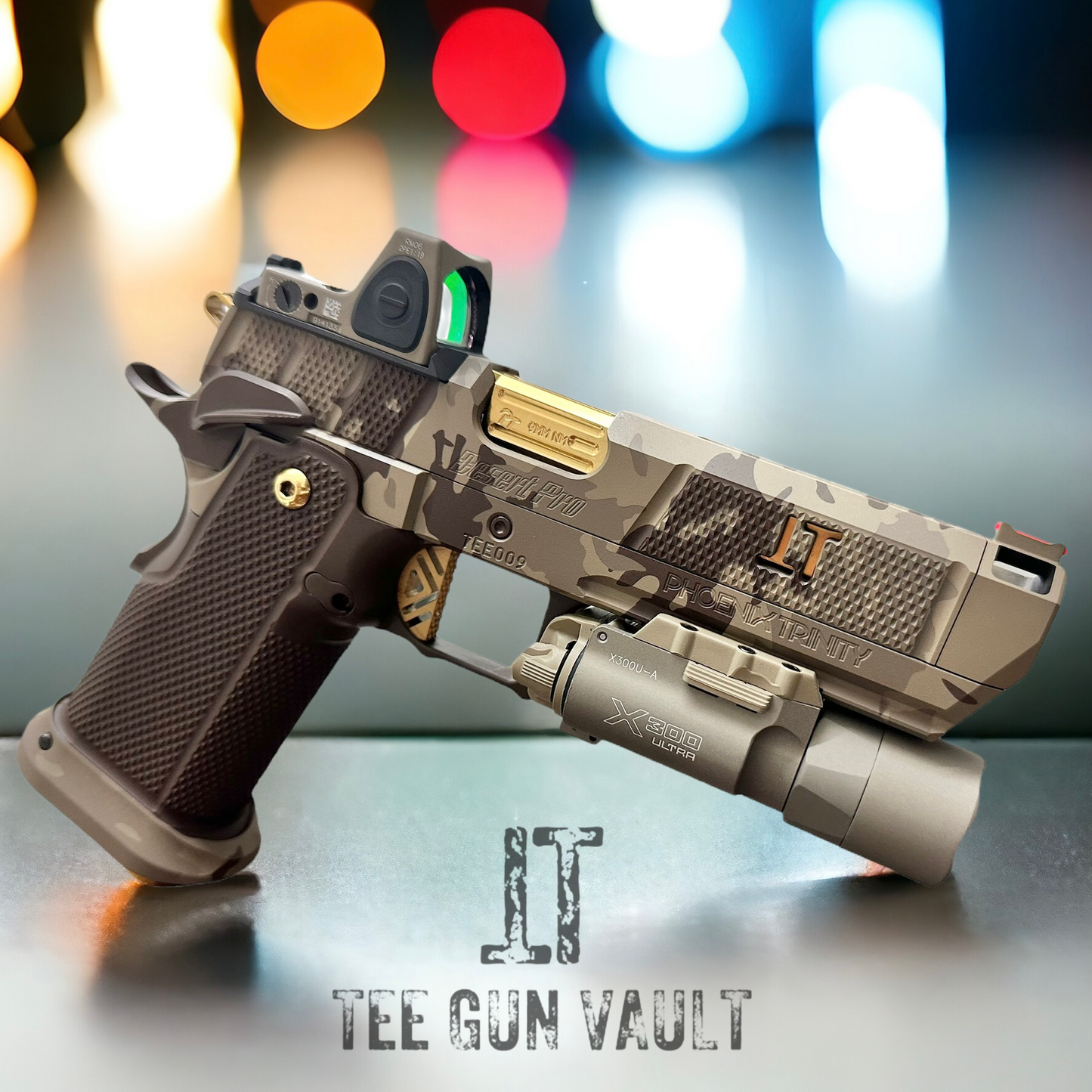 (PRE-ORDER) PHOENIX TRINITY “DESERT PRO” ELITE LIMITED EDITION 2011 9MM (OPTIC & LIGHT NOT INCLUDED)