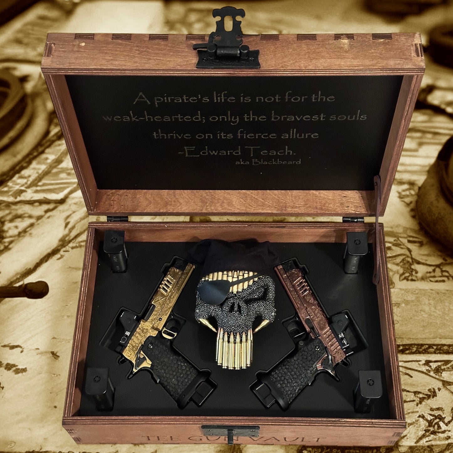 STACCATO CUSTOM XC “PIRATE’S ISLAND”; CUSTOM 1 OF 1 ART SET COLLECTOR’S EDITION