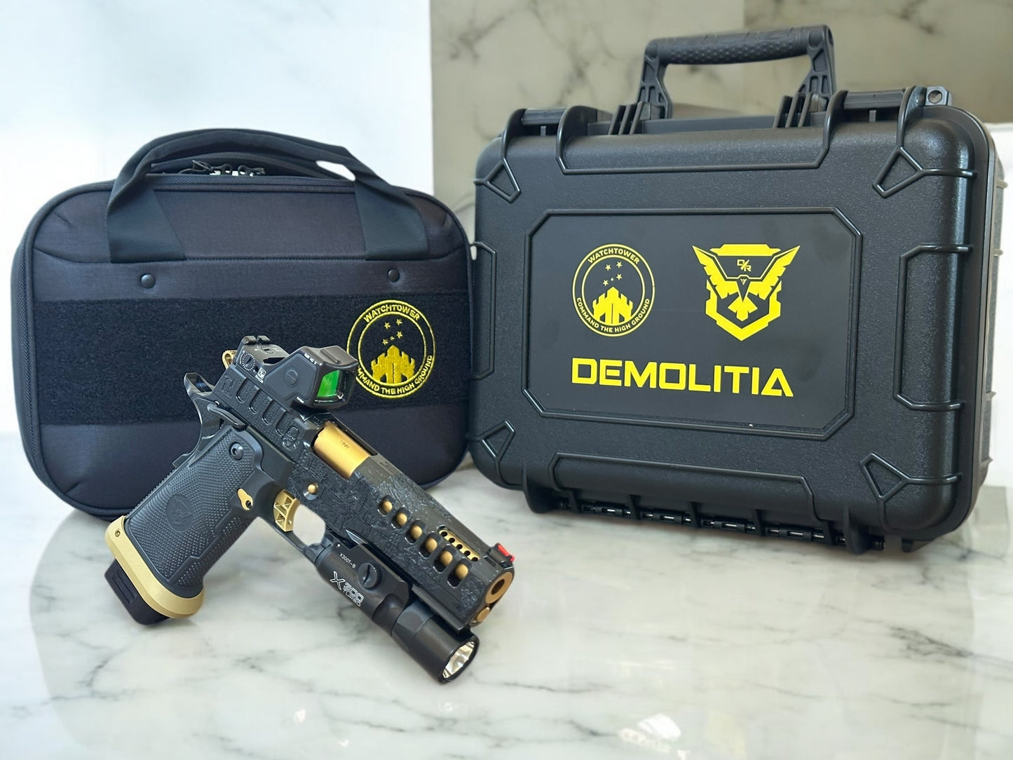 WATCHTOWER DEMOLITIA 1 OF 5 THE “UNDEAD” EDITION 2011 ENGRAVED HIGH GLOSS BLACK FINISH