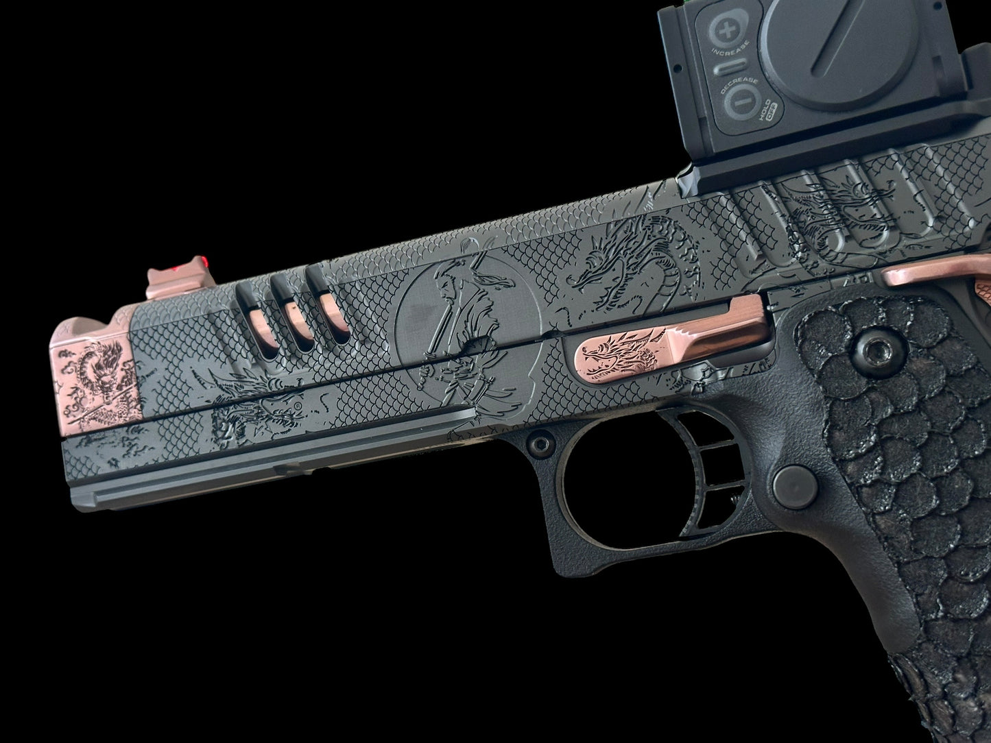 CUSTOM STACCATO XC “LAST SAMURAI” EDITION BLACK/ROSE GOLD 1 OF 1 DLC/PVD FINISH