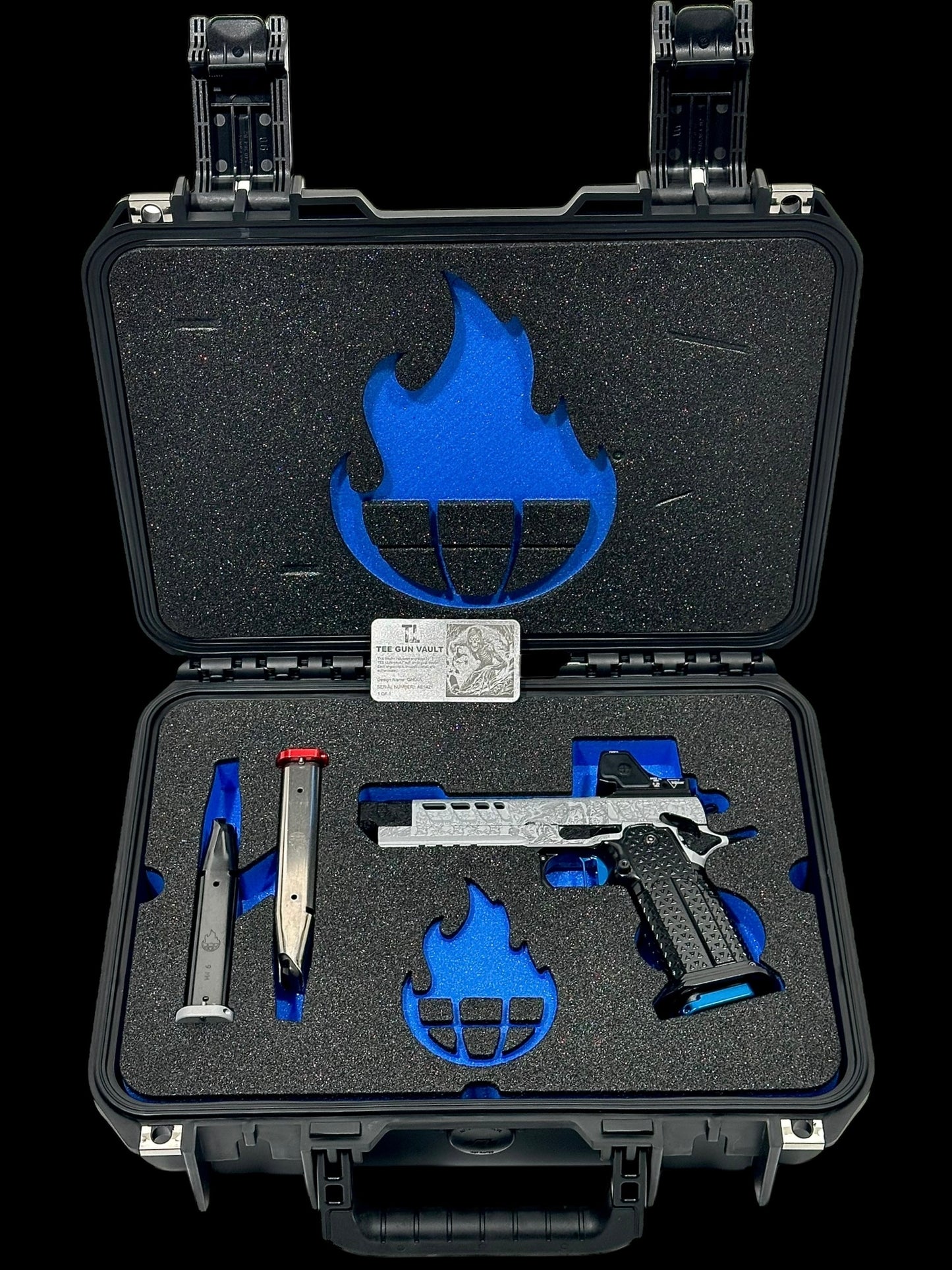 ATLAS GUNWORKS EREBUS “GHOUL” CUSTOM 1 OF 1 WITH TRJICON RMR HD AND STROUP KNIVES BRAVO-5