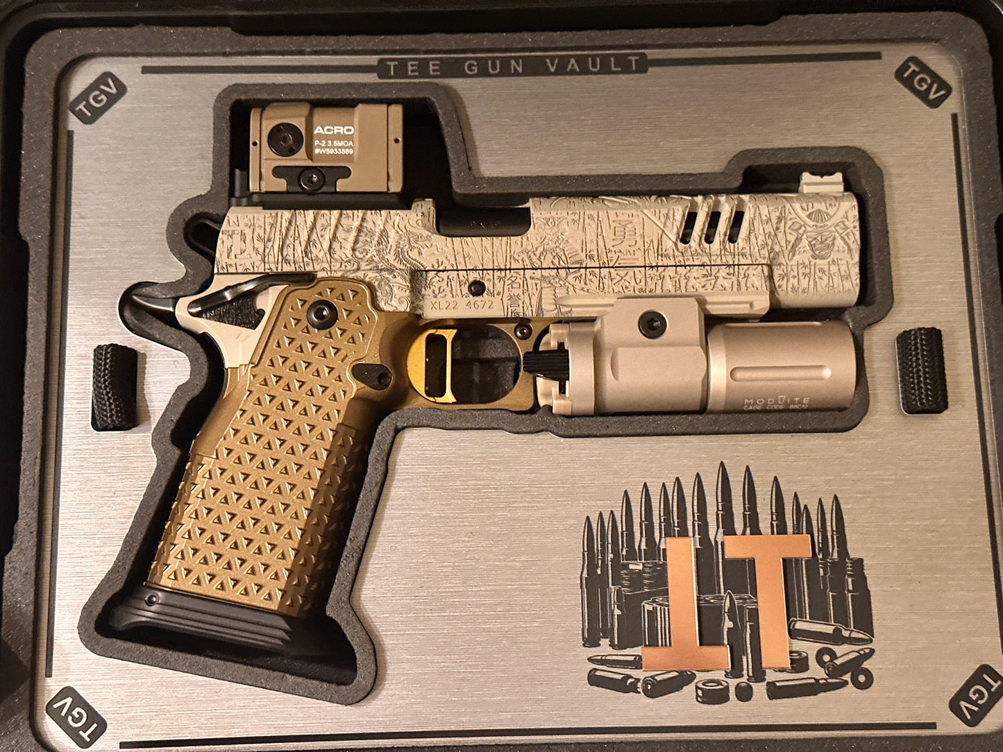 STACCATO CUSTOM XL “IMMORTALS” THEME WITH ATLAS METAL GRIPS ACRO P2 & MODLITE