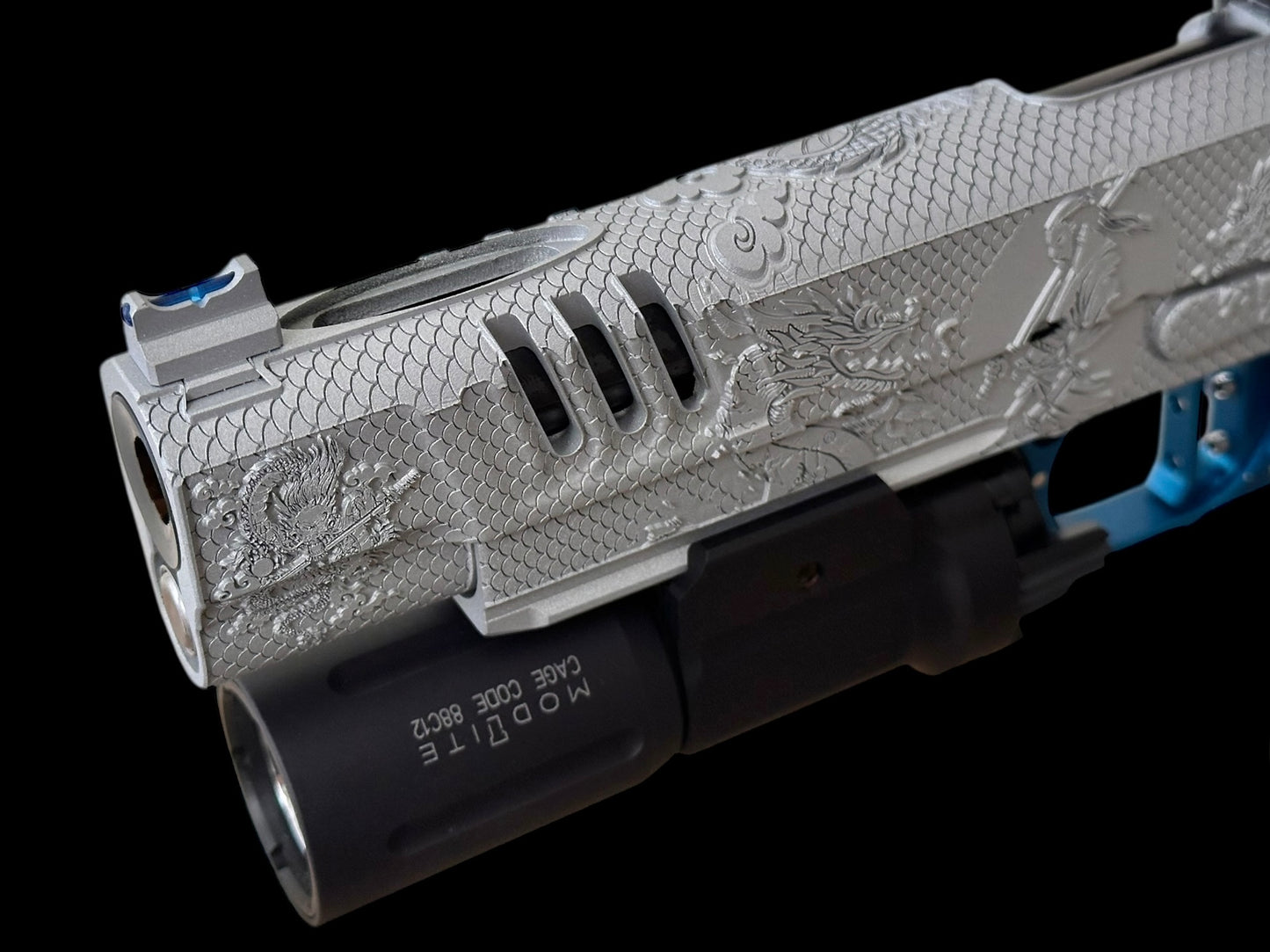 STACCATO XL CUSTOM “LAST SAMURAI “ ATLAS GRIPS FUSION OPTIC AND MODLITE