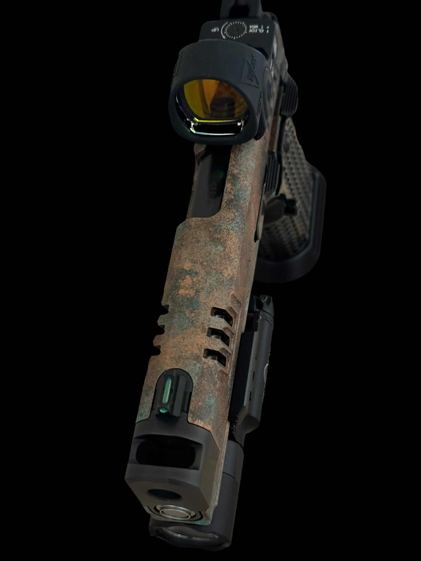 STACCATO CUSTOM XC SUNKEN SHIP EDITION WITH ATLAS METAL GRIPS GOLD TRIGGER SRO & X300