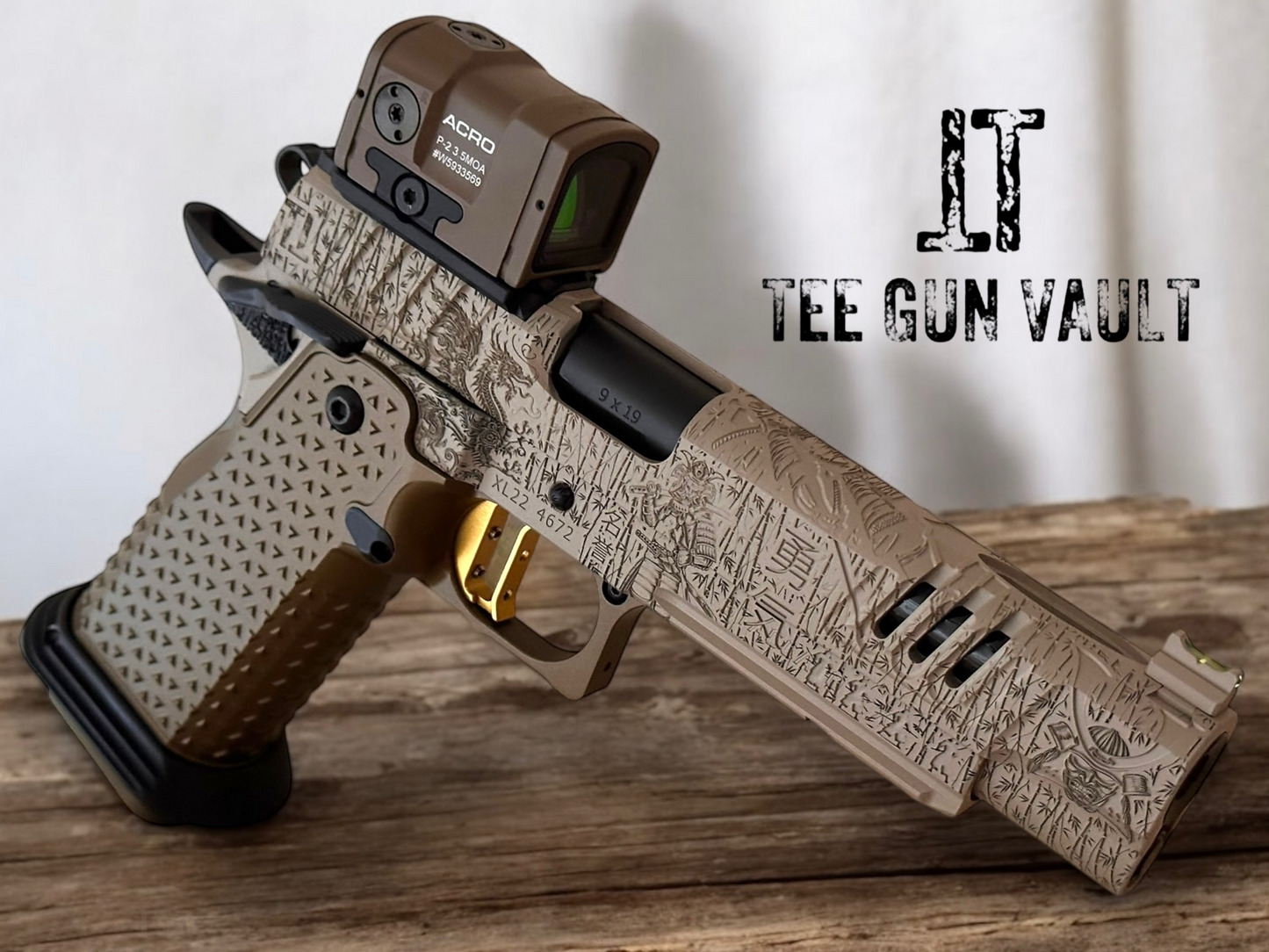 STACCATO CUSTOM XL “IMMORTALS” THEME WITH ATLAS METAL GRIPS ACRO P2 & MODLITE