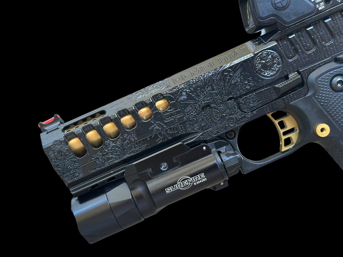 WATCHTOWER DEMOLITIA 1 OF 5 THE “UNDEAD” EDITION 2011 ENGRAVED HIGH GLOSS BLACK FINISH