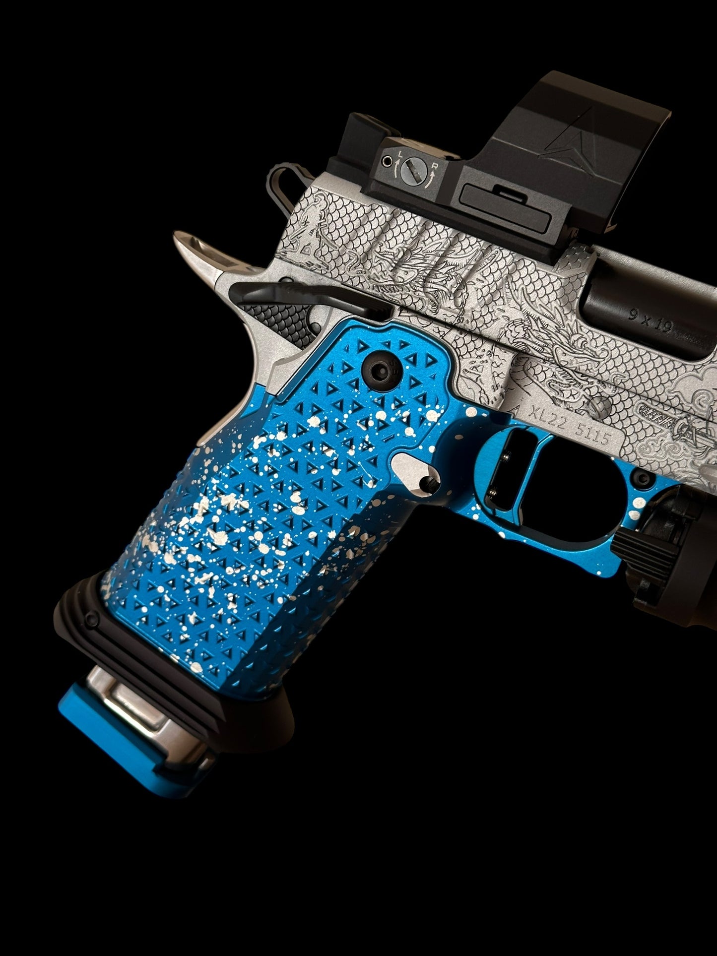 STACCATO XL CUSTOM “LAST SAMURAI “ ATLAS GRIPS FUSION OPTIC AND MODLITE
