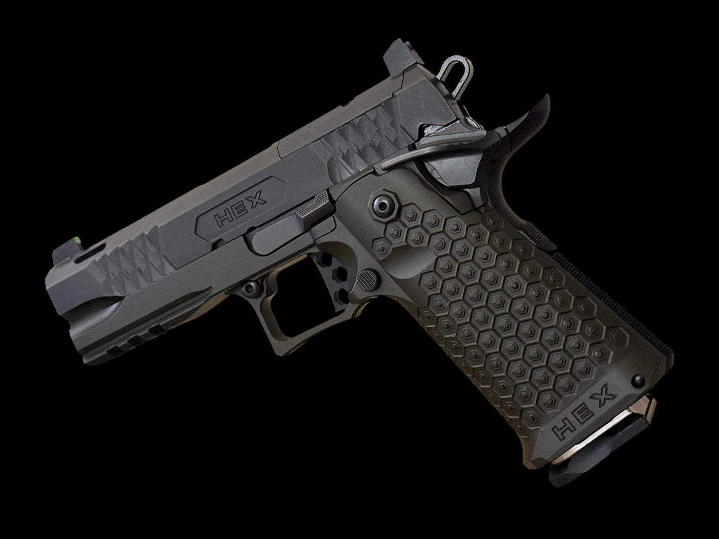 JACOB GREY TWC HEX PORTED 9MM 4.25” ROSE GOLD PVD BARREL