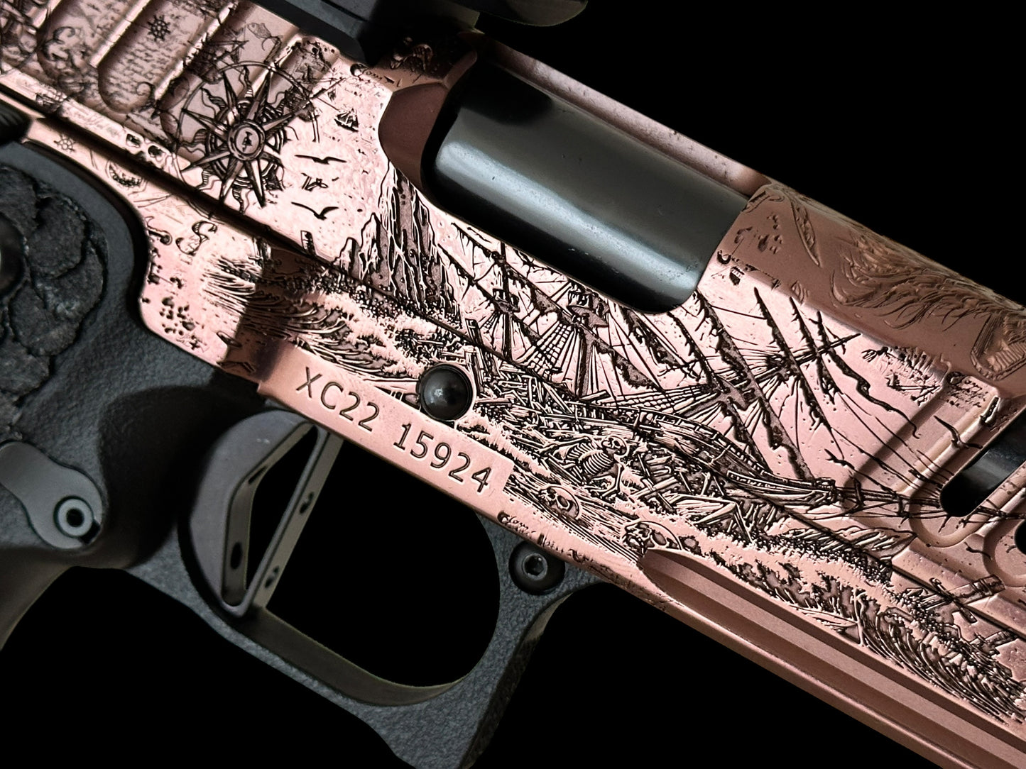STACCATO CUSTOM XC “PIRATE’S ISLAND”; CUSTOM 1 OF 1 ART SET COLLECTOR’S EDITION