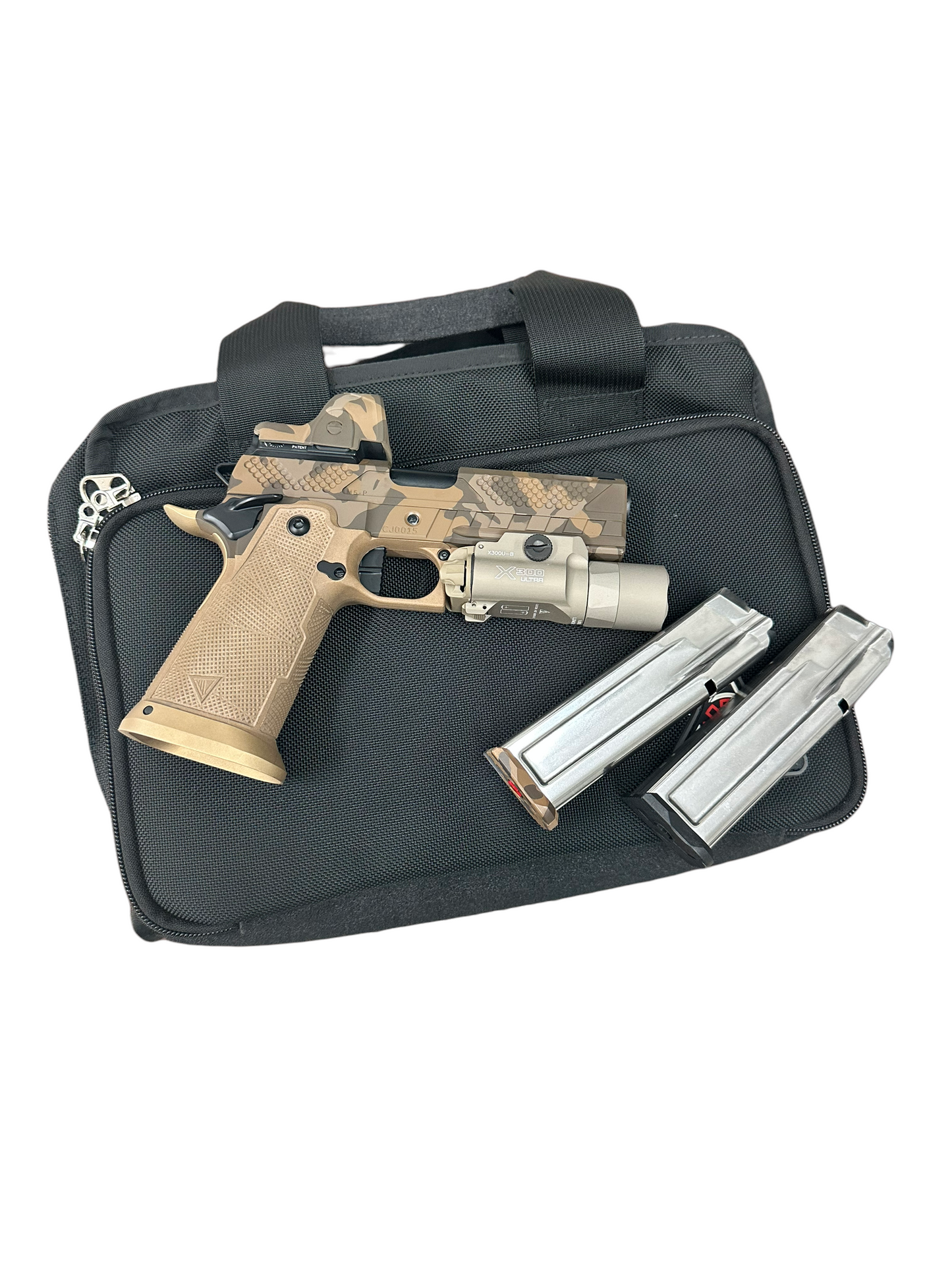 COMBAT PRECISION 2011 M5-P PORTED 9MM 4.25” 1 OF 1 CUSTOM WITH SRO AND X300