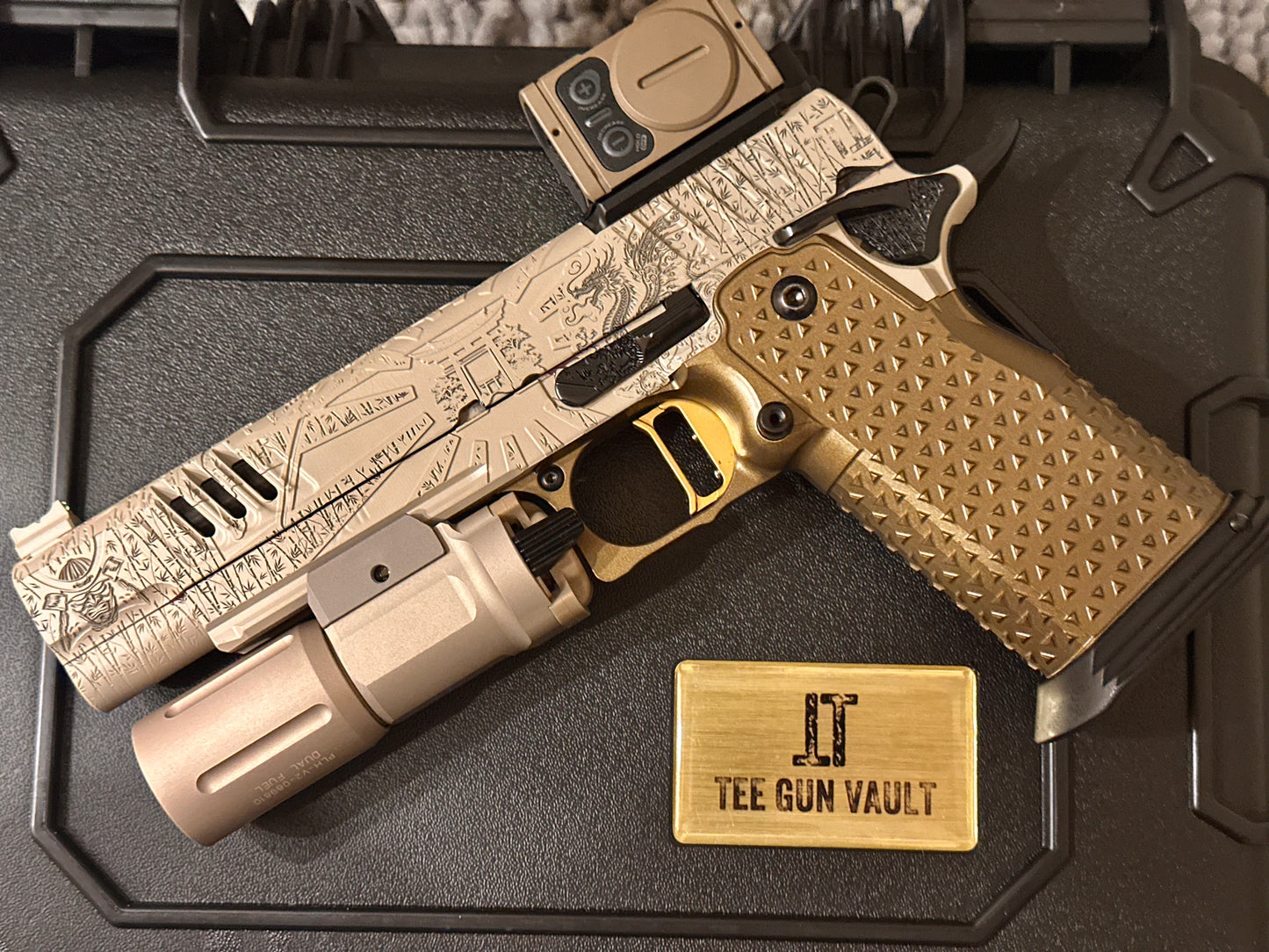 STACCATO CUSTOM XL “IMMORTALS” THEME WITH ATLAS METAL GRIPS ACRO P2 & MODLITE