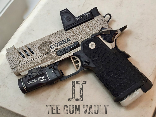 STACCATO CUSTOM CS X SERIES “COBRA” 3.5” PORTED WITH TRIJICON RMR AND TLR-7 SUB FLAT TRIGGER
