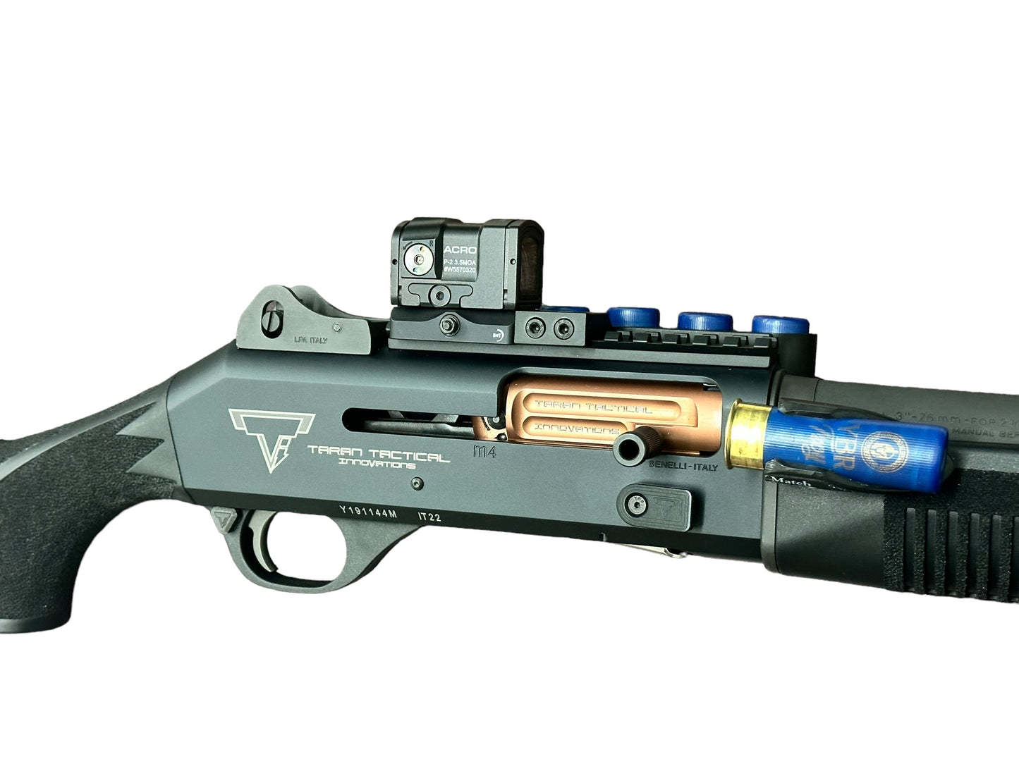 TARAN TACTICAL BENELLI M4 JOHN WICK 2 18.5” BARREL WITH EXTRAS; 12GA