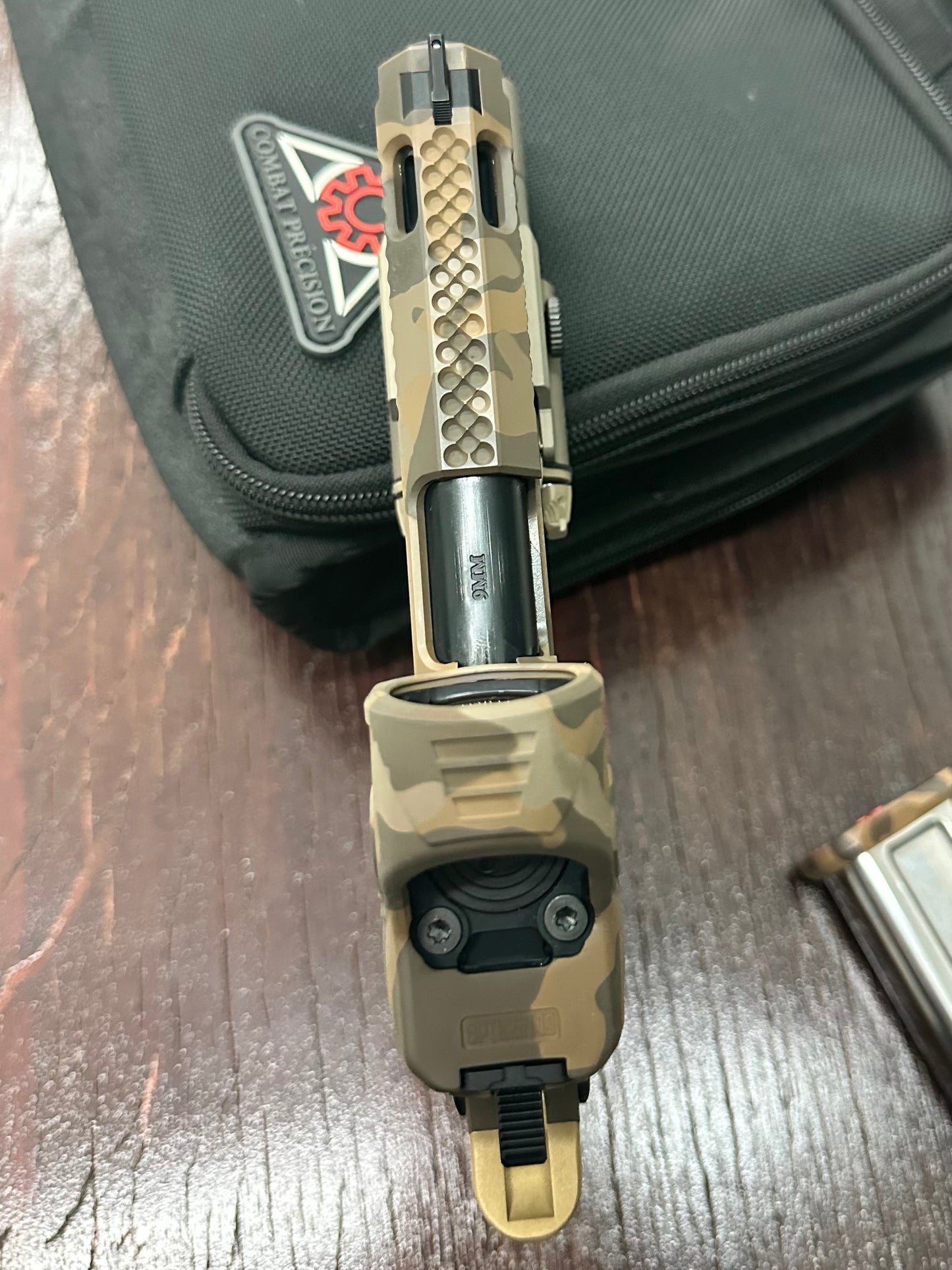 COMBAT PRECISION 2011 M5-P PORTED 9MM 4.25” 1 OF 1 CUSTOM WITH SRO AND X300