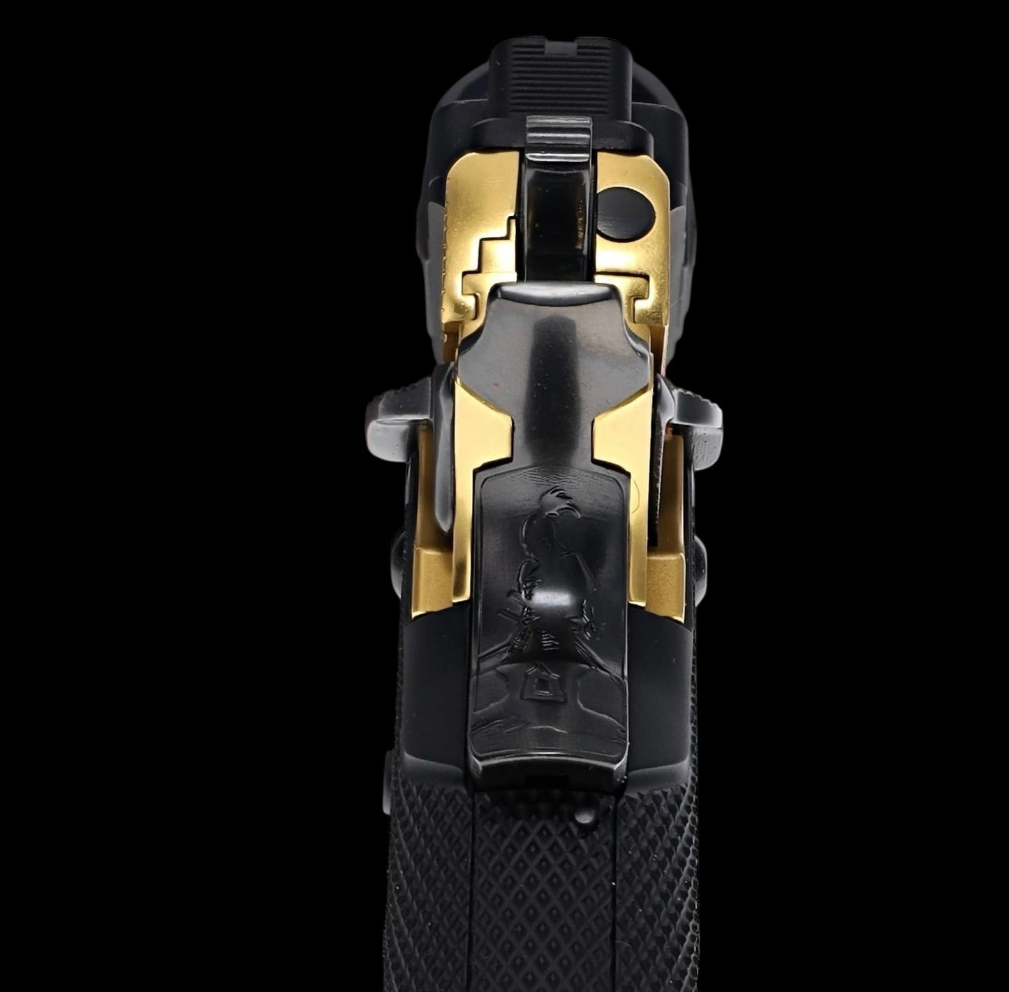 STACCATO CUSTOM P “LAST SAMURAI” PORTED ENGRAVED IN POLISHED GOLD TIN (PVD)