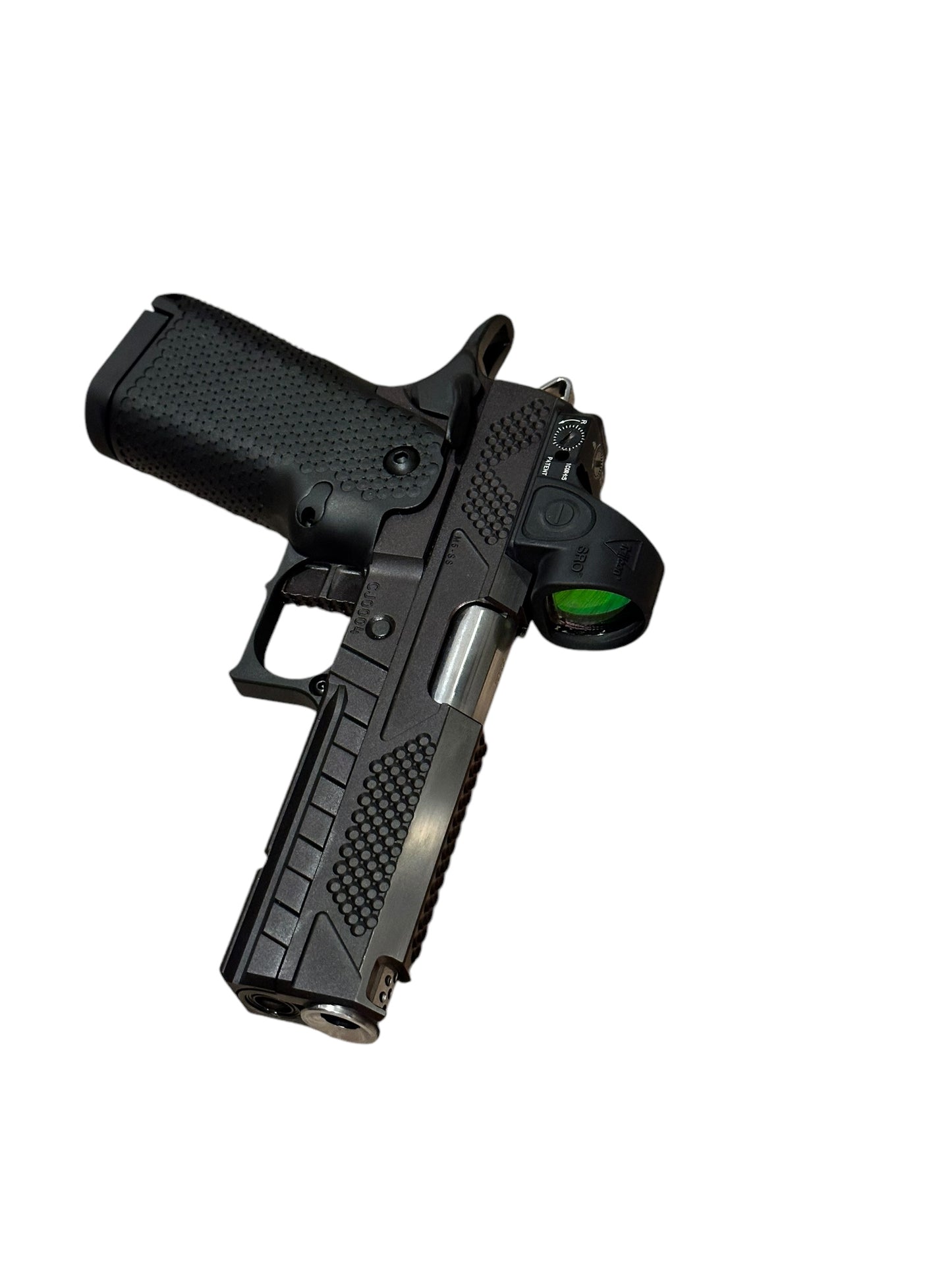 COMBAT PRECISION M5-P COMMANDER 9mm WITH SRO 2.5 MOA POLISHED FLATS