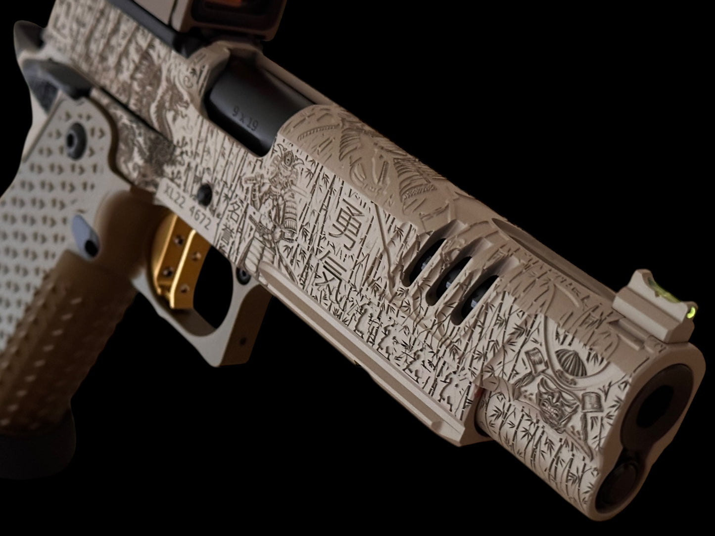 STACCATO CUSTOM XL “IMMORTALS” THEME WITH ATLAS METAL GRIPS ACRO P2 & MODLITE