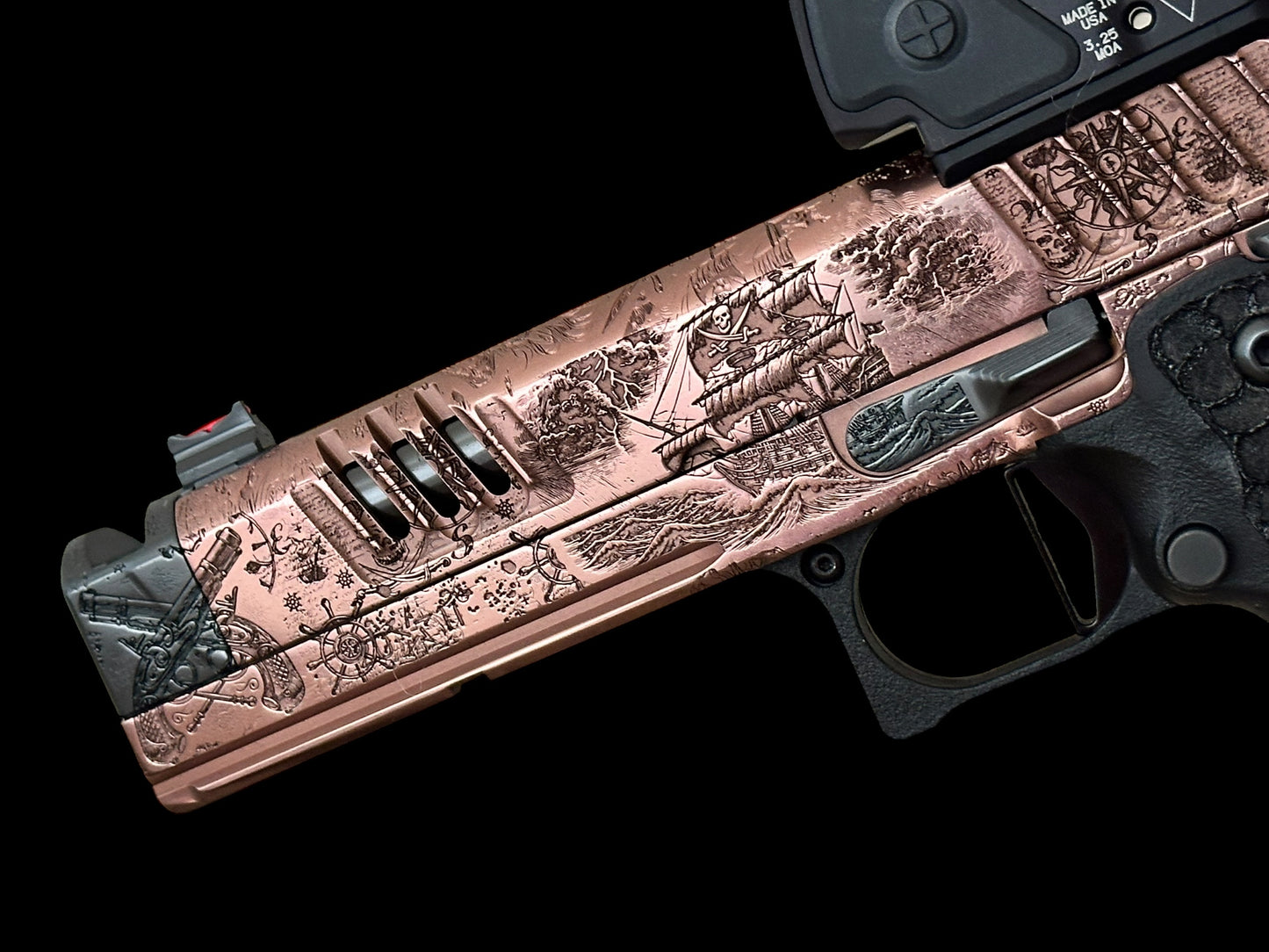 STACCATO CUSTOM XC “PIRATE’S ISLAND”; CUSTOM 1 OF 1 ART SET COLLECTOR’S EDITION