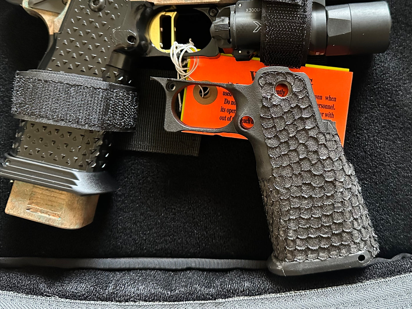 STACCATO CUSTOM XC SUNKEN SHIP EDITION WITH ATLAS METAL GRIPS GOLD TRIGGER SRO & X300