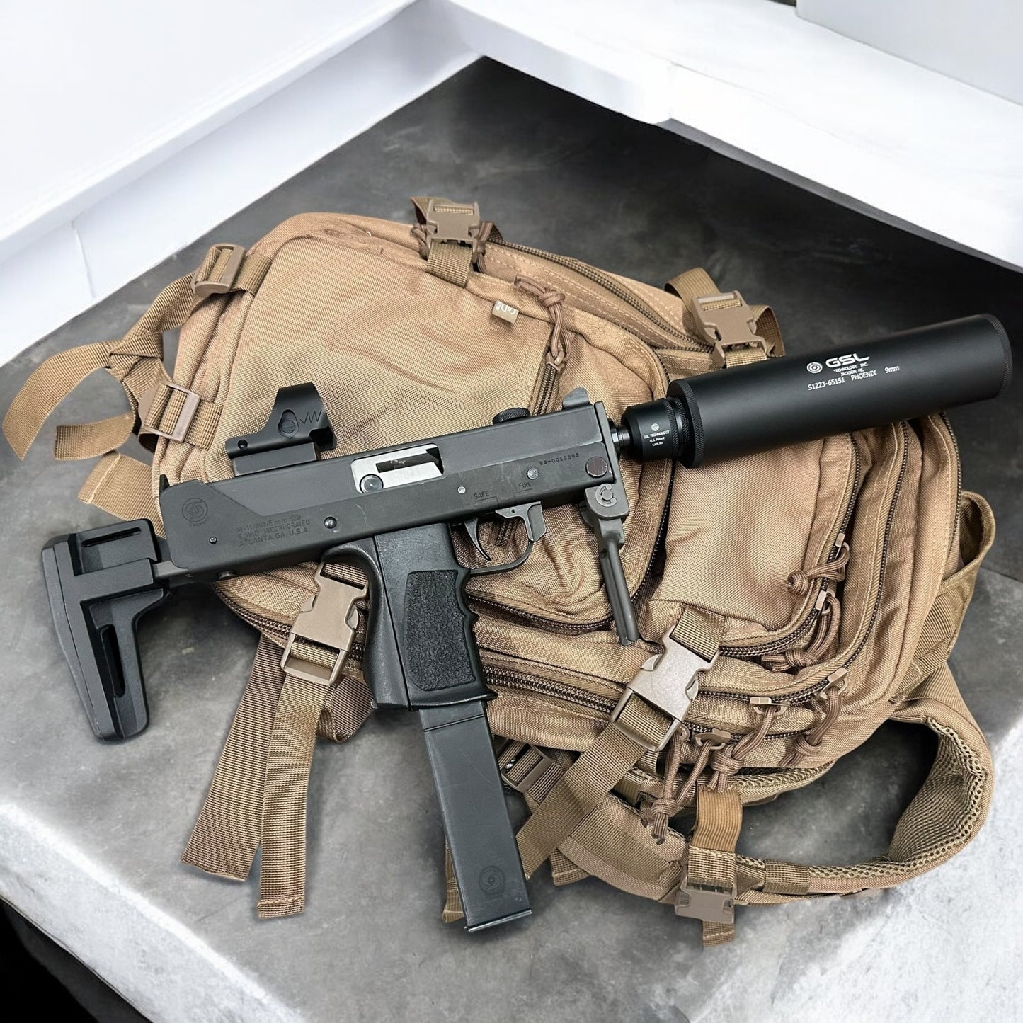 SWD M11 TRANSFERABLE FULL AUTO MACHINE GUN 9MM