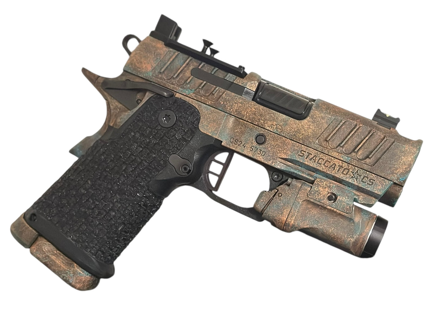 STACCATO CUSTOM CS "SUNKEN SHIP" PORTED TRIJICON RMR & TLR7