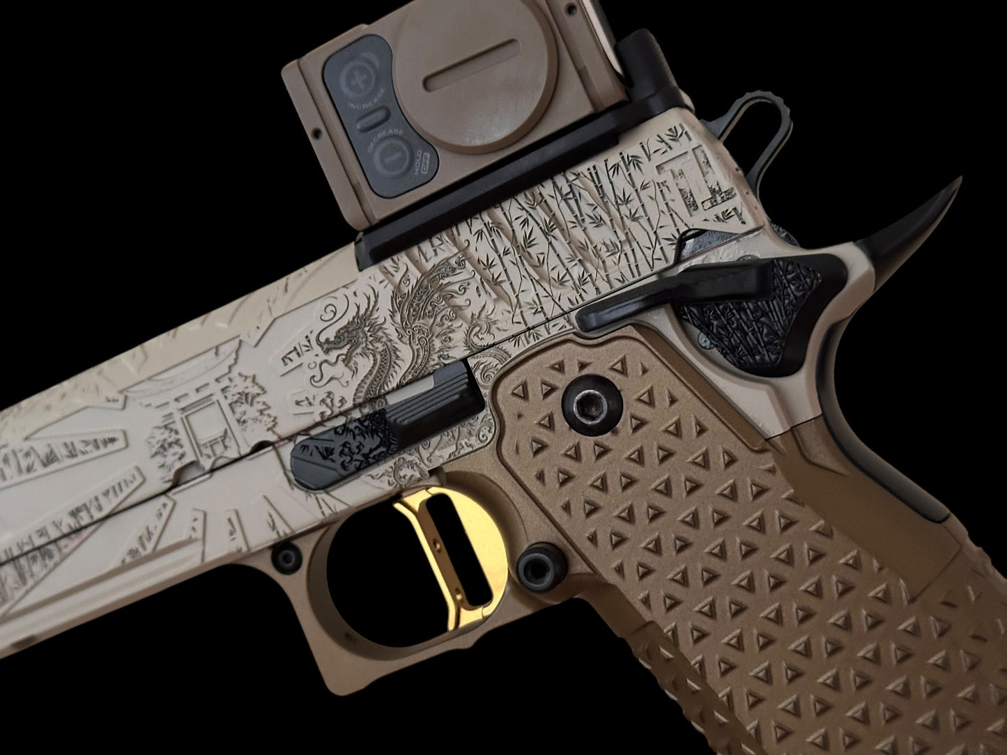 STACCATO CUSTOM XL “IMMORTALS” THEME WITH ATLAS METAL GRIPS ACRO P2 & MODLITE