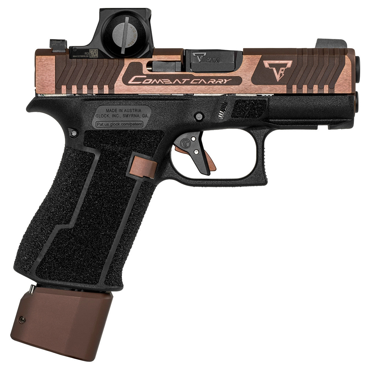 TARAN TACTICAL GLOCK 43X COPPERHEAD Combat Carry with optic