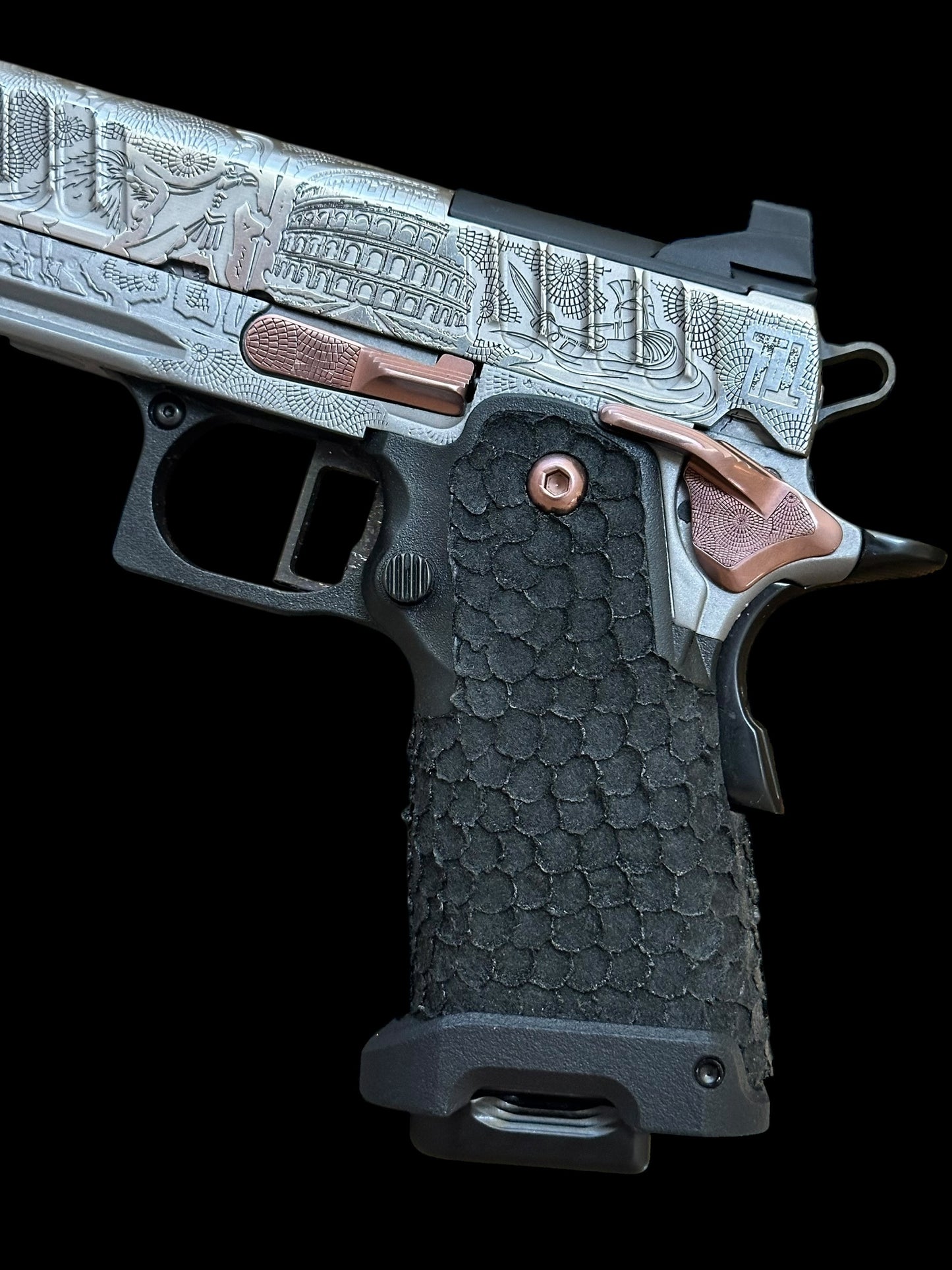 STACCATO CUSTOM CS 3.5” PORTED “SPARTANS” ENGRAVED PVD FINISH
