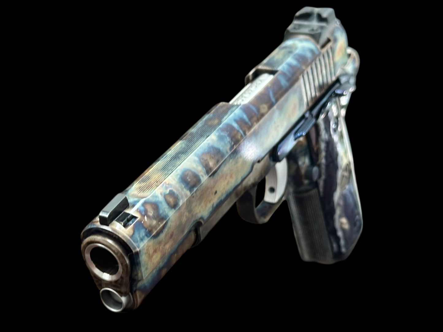 KINGS RIVER CUSTOM 1911 FCC LEVEL II FULL COLOR CASE HARDENED .45 ACP