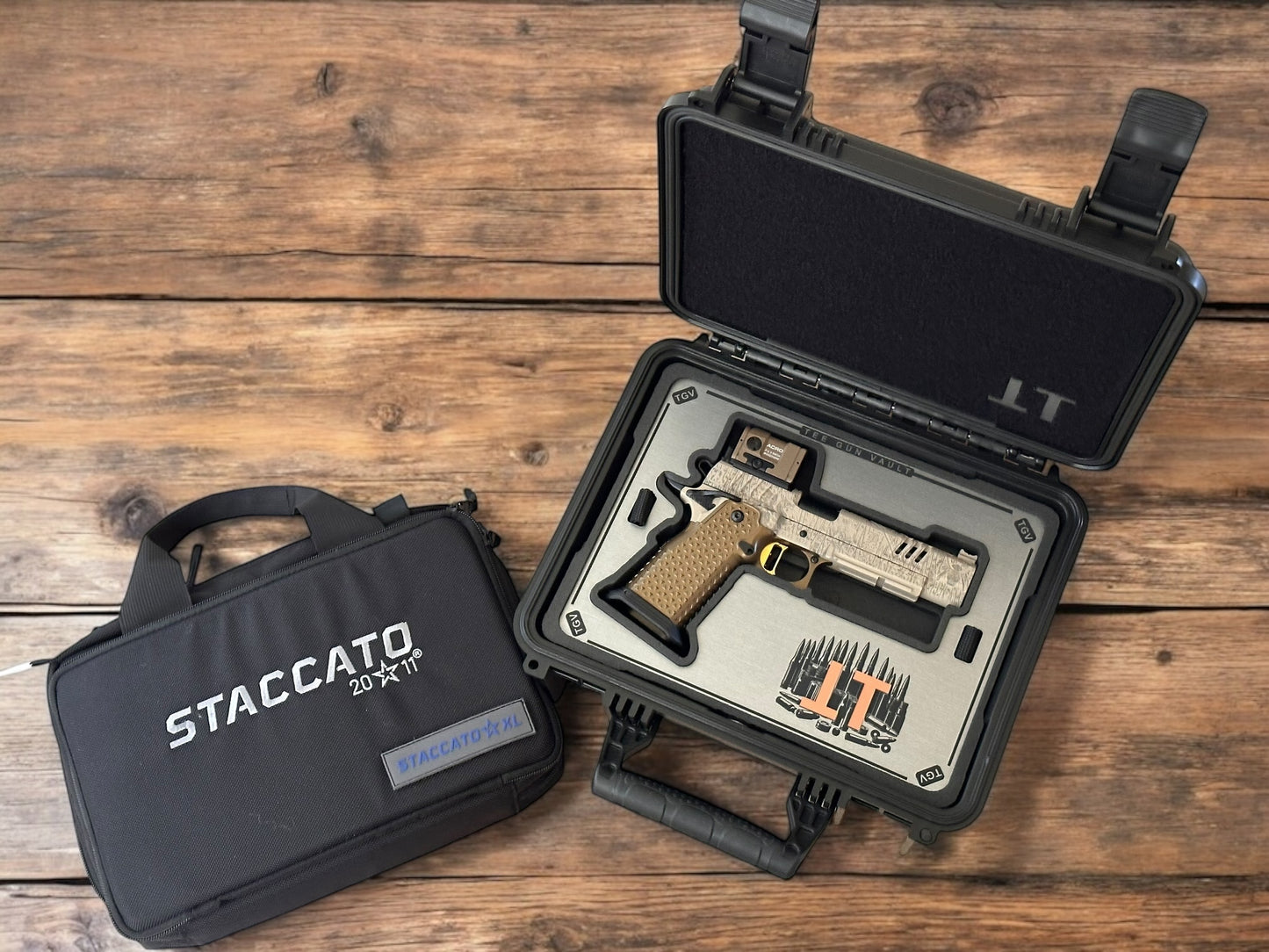 STACCATO CUSTOM XL “IMMORTALS” THEME WITH ATLAS METAL GRIPS ACRO P2 & MODLITE