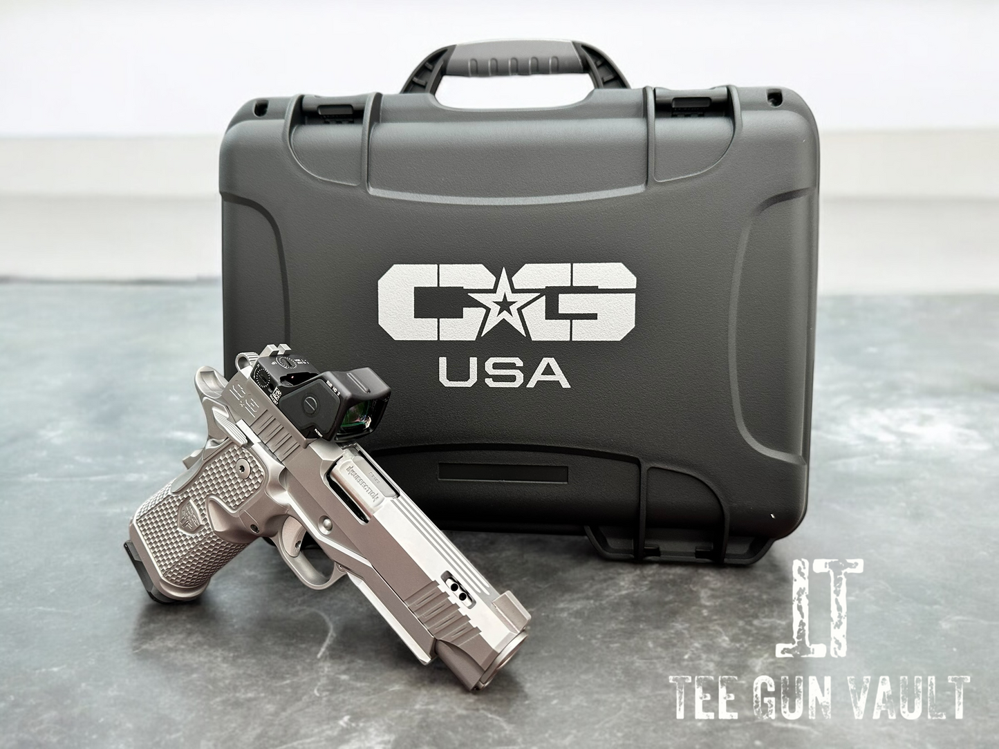 CABOT 1911 DOUBLE STACK INSURRECTION PORTED 4.25” SS WITH TRIJICON RMR HD 9MM