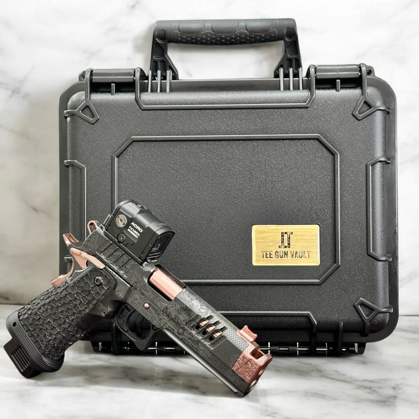 CUSTOM STACCATO XC “LAST SAMURAI” EDITION BLACK/ROSE GOLD 1 OF 1 DLC/PVD FINISH