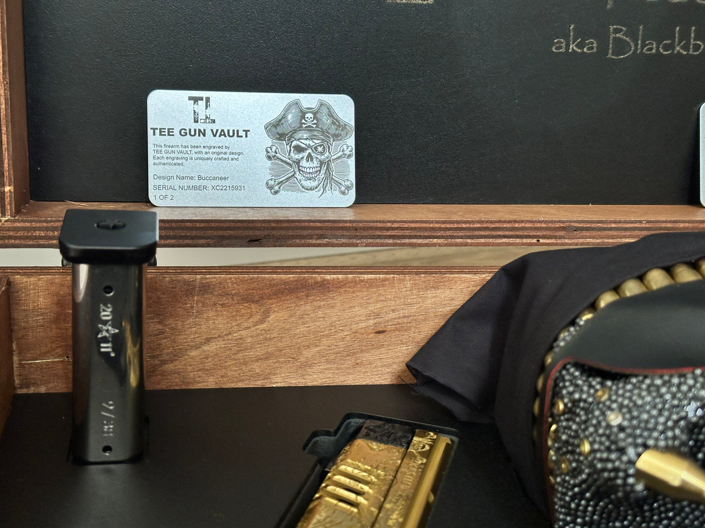 STACCATO CUSTOM XC “PIRATE’S ISLAND”; CUSTOM 1 OF 1 ART SET COLLECTOR’S EDITION