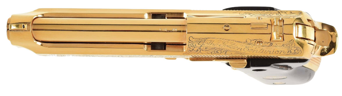 BERETTA MODEL 96D "THE GOLDEN CENTURION SPECIAL EDITION” GOLD ENGRAVED