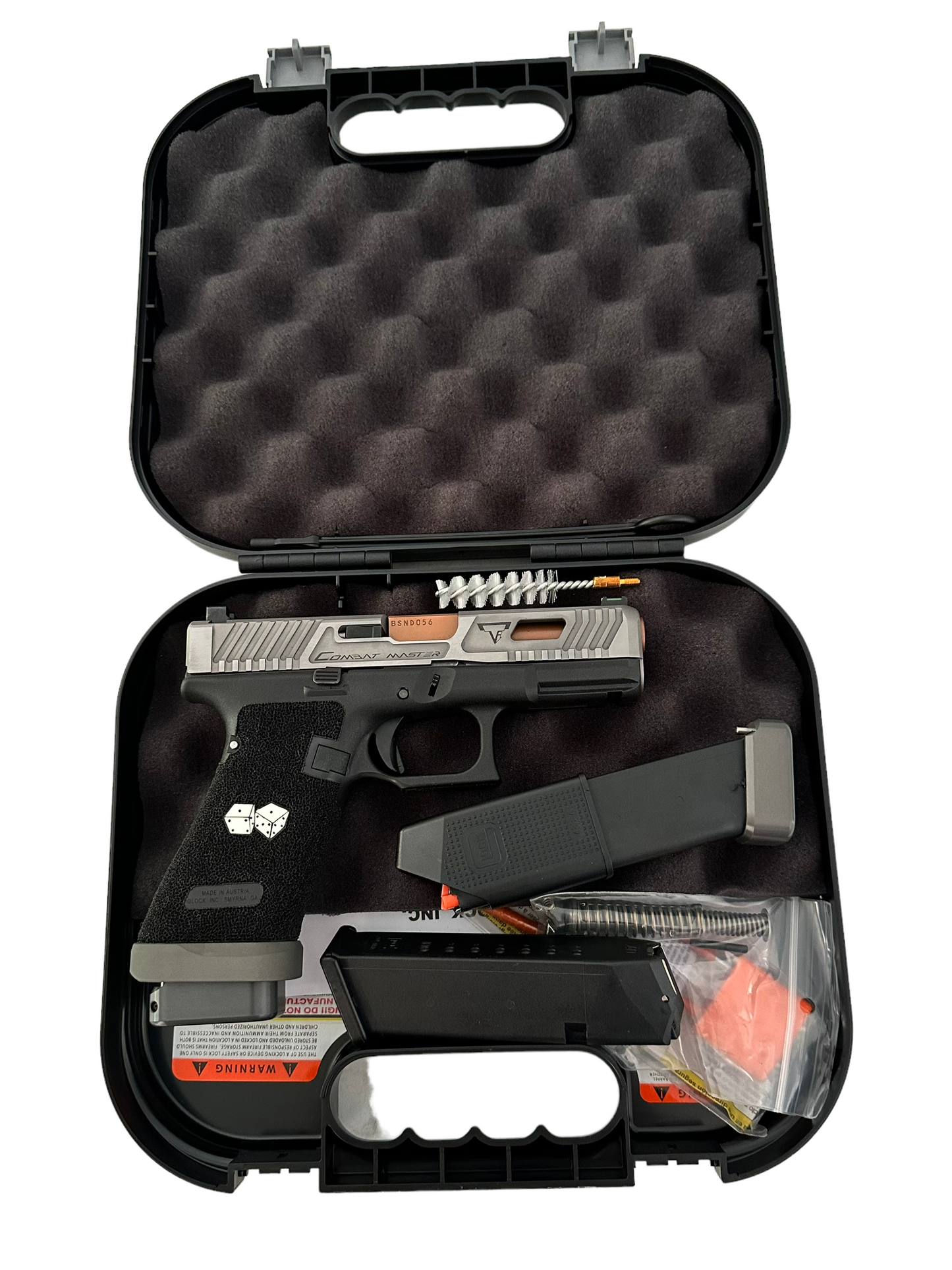 TARAN TACTICAL DAY SHIFT GLOCK 45 COMBAT MASTER DICE NEW IN ORIGINAL BOX