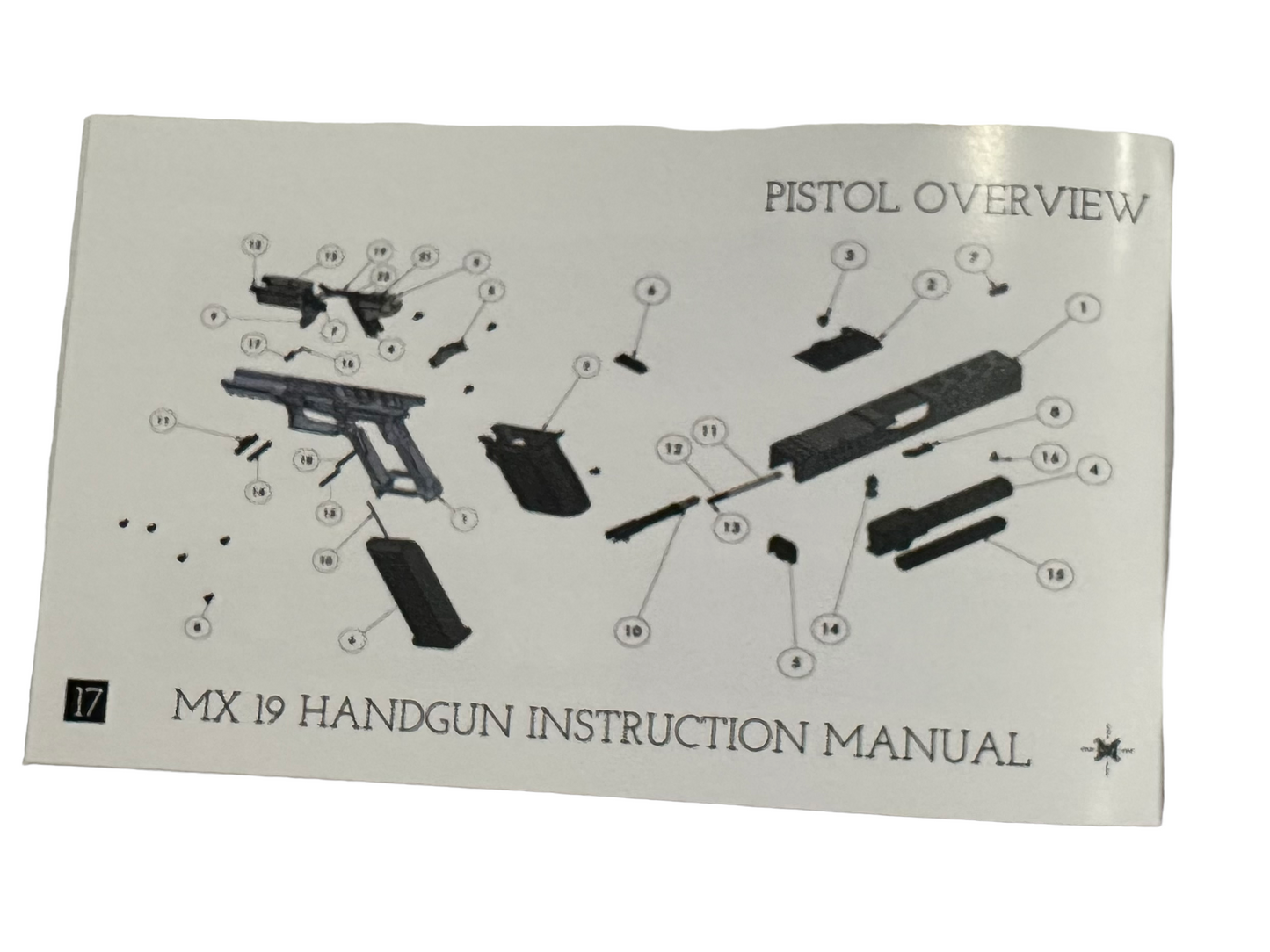 GLOCK 19 MX19 ELITE MATRIX ARMS ENIGMA BLUE THREADED BARREL TRIJICON RMR