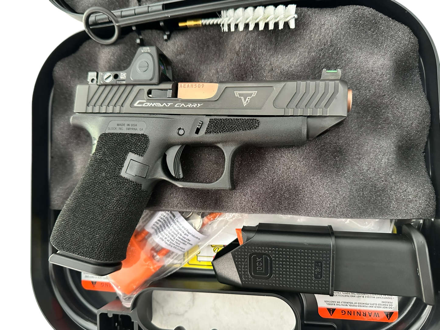 TARAN TACTICAL COMBAT CARRY GLOCK 48 WITH TRIJICON CC06 9MM