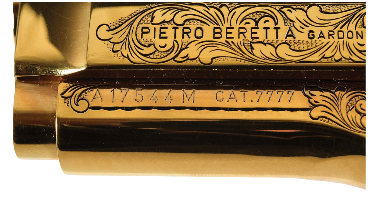 BERETTA MODEL 96D "THE GOLDEN CENTURION SPECIAL EDITION” GOLD ENGRAVED