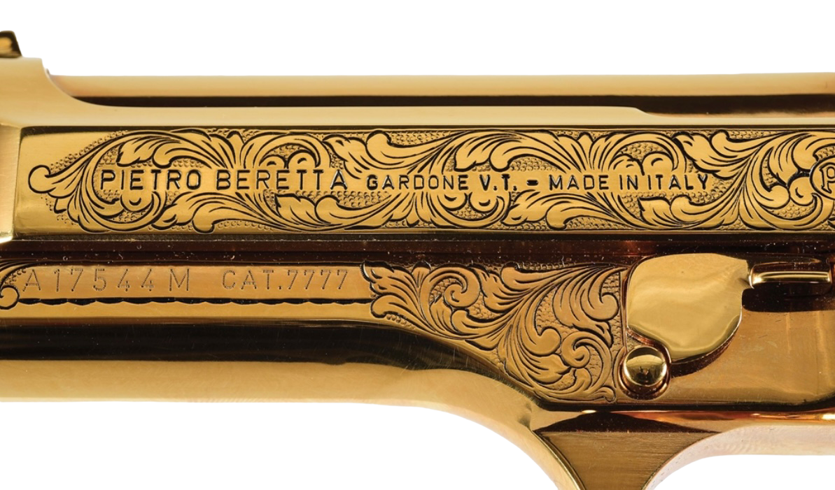 BERETTA MODEL 96D "THE GOLDEN CENTURION SPECIAL EDITION” GOLD ENGRAVED