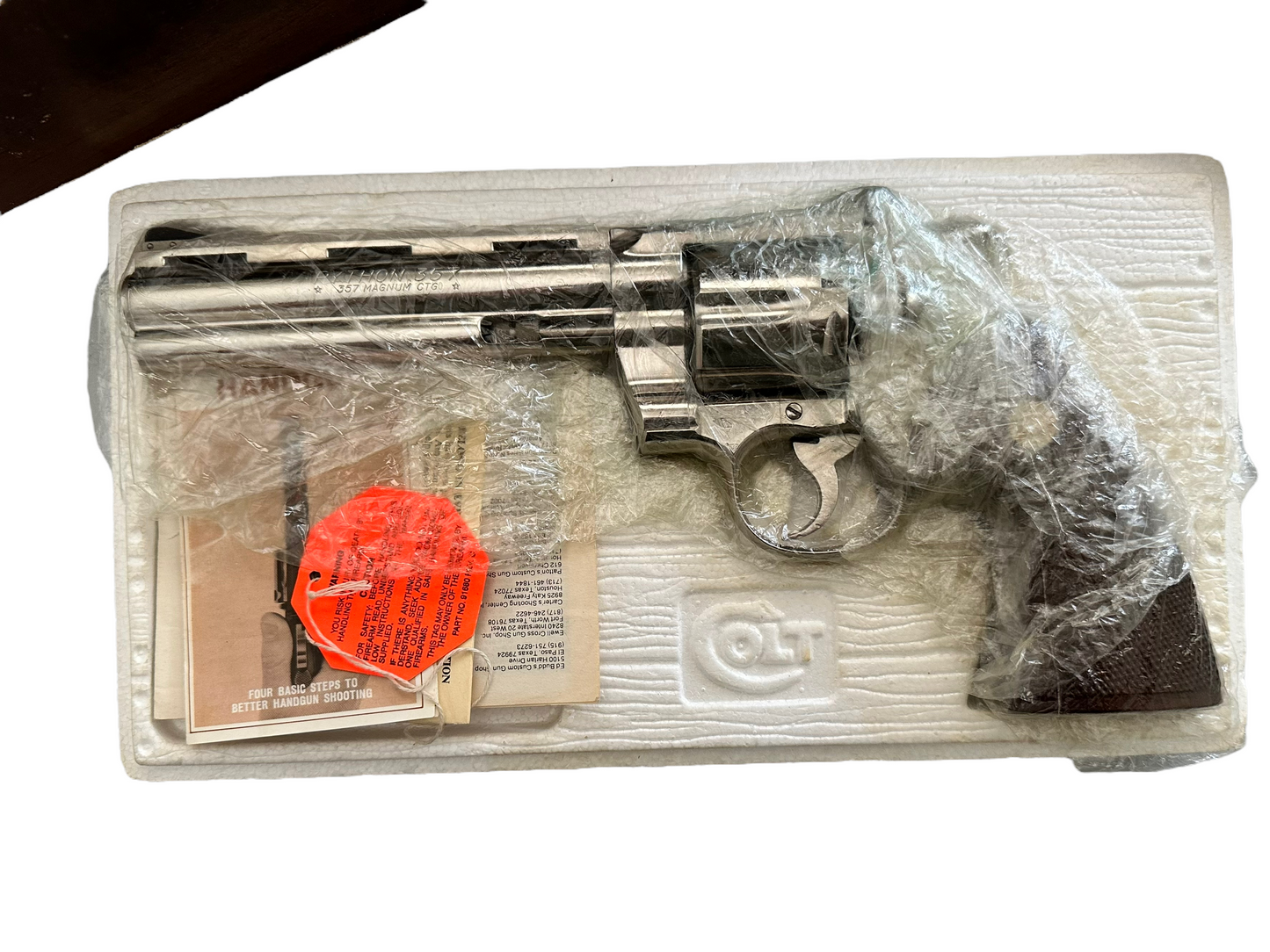 ORIGINAL Colt Python .357 Mag Revolver in original factory box like new (pre-owned)