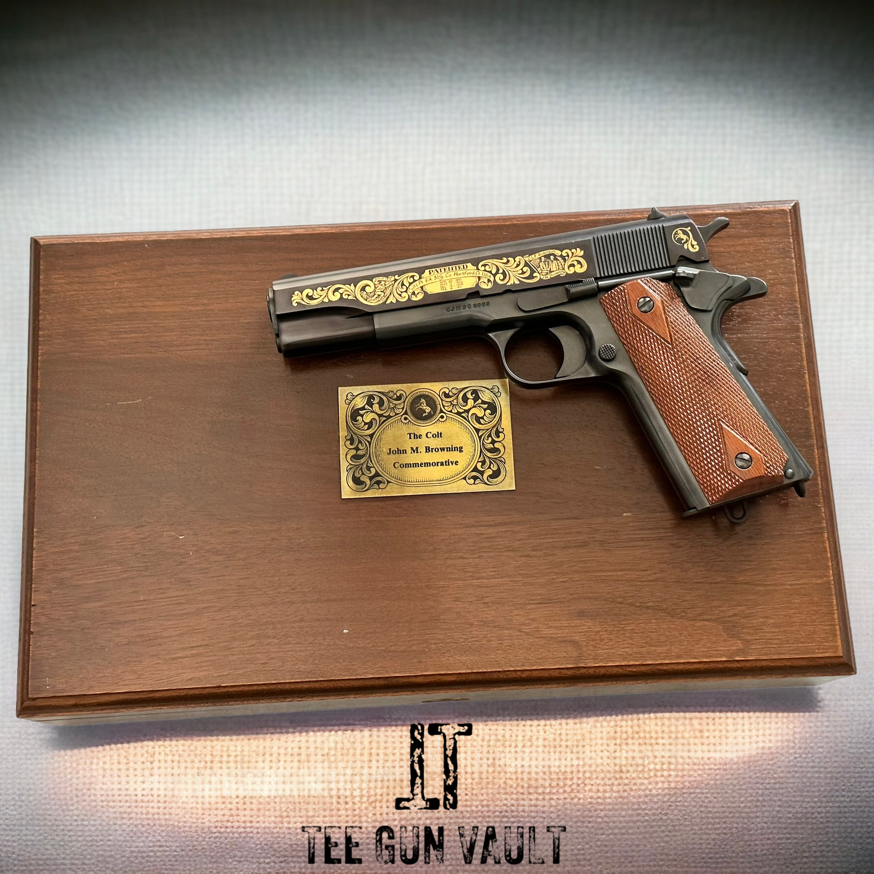 Colt John M Browning Commemorative 45 Pistol 1911 (pre owned) – Tee Gun  Vault