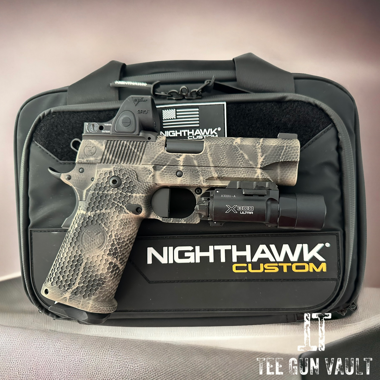 NIGHTHAWK CUSTOM TALON COMMANDER DOUBLE STACK 9MM sro/x300