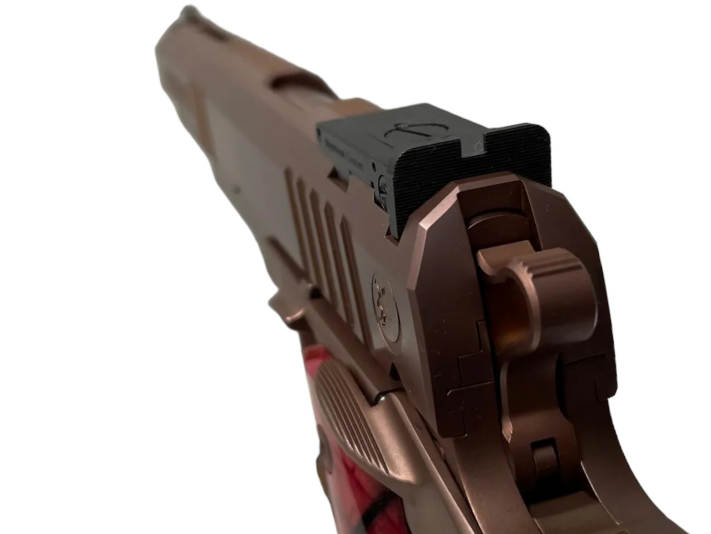 NIGHTHAWK CUSTOM CHAIRMAN ROSE GOLD WITH MAMMOTH IVORY GRIPS 9MM