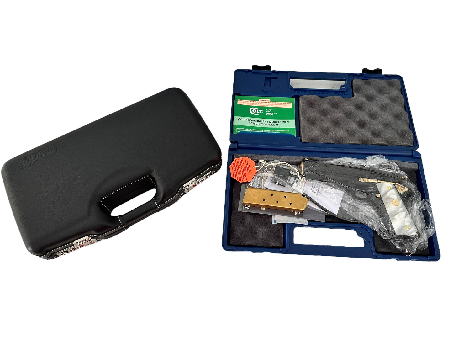 COLT CUSTOM 1911 SERIES 70 FULLY ENGRAVED BLUED AND GOLD PLATED (pre order) (3 weeks)
