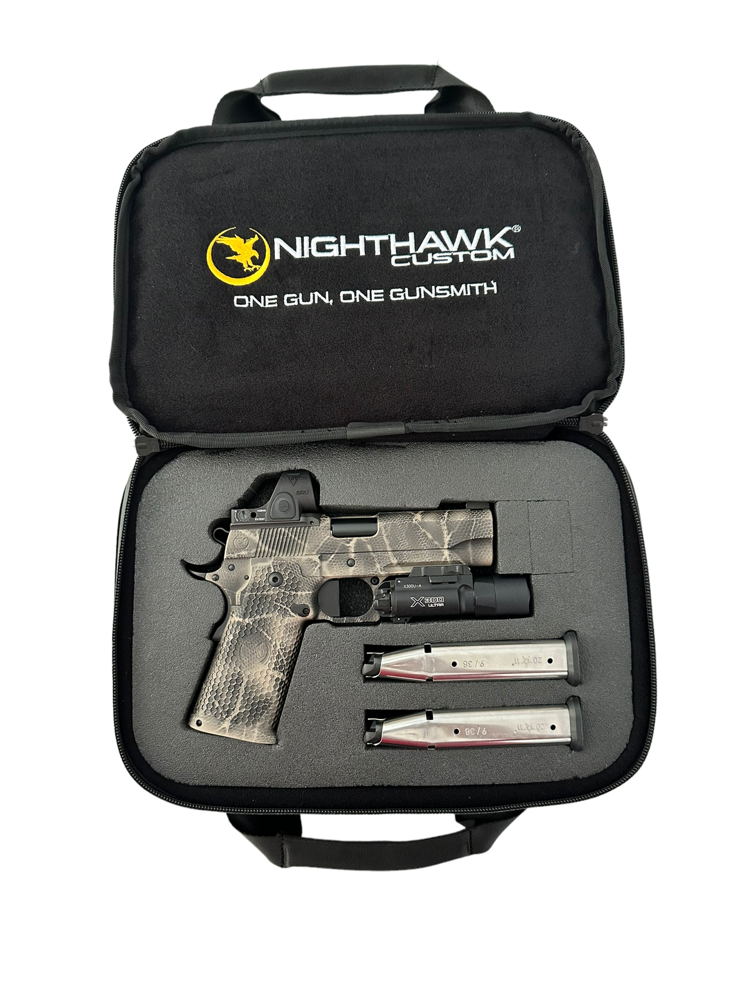 NIGHTHAWK CUSTOM TALON COMMANDER DOUBLE STACK 9MM sro/x300