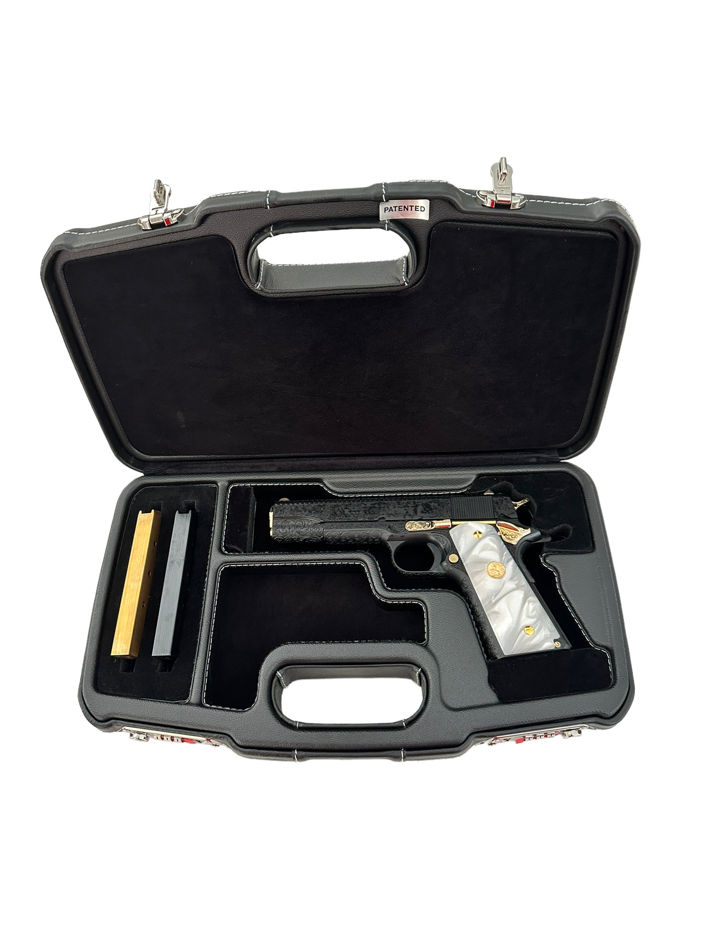 COLT CUSTOM 1911 SERIES 70 FULLY ENGRAVED BLUED AND GOLD PLATED (pre order) (3 weeks)