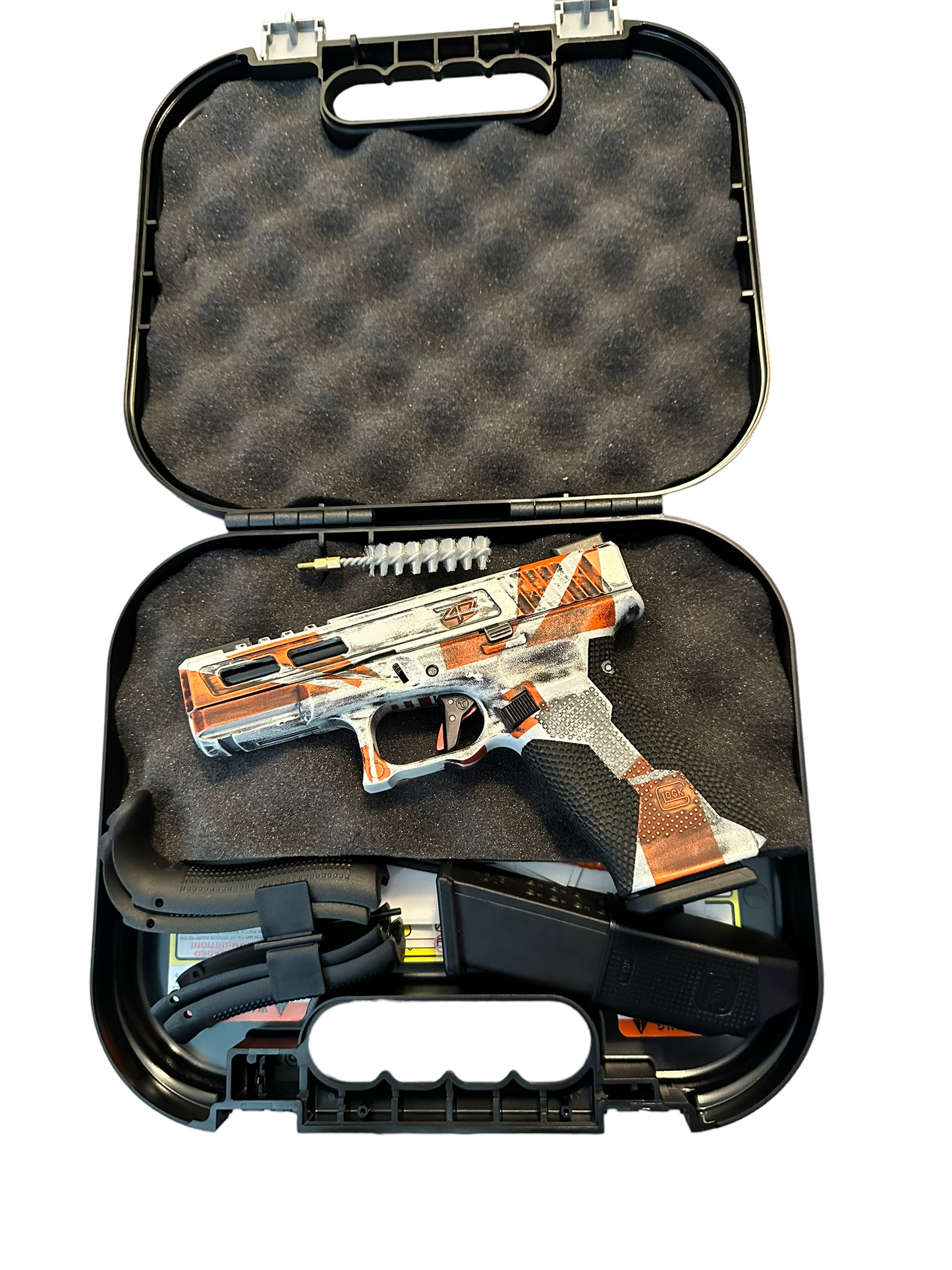 GLOCK 45 CUSTOM Zaffiri precision full cerakote Timney trigger alpha