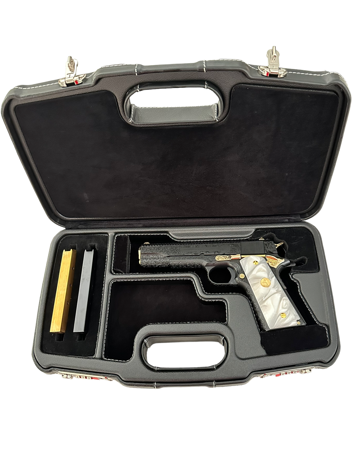 COLT CUSTOM 1911 SERIES 70 FULLY ENGRAVED BLUED AND GOLD PLATED (pre order) (3 weeks)